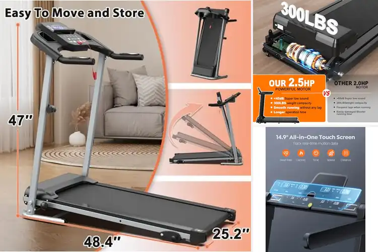 Detailed view of Best 2.5HP Treadmills