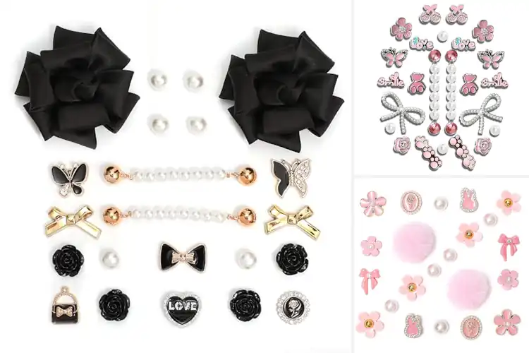 Detailed view of Best 22Pcs Shoe Charms Set: Elevate Your Style Effortlessly