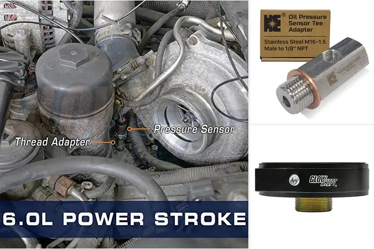 Detailed view of Best 7.3L Oil Pressure Sensor Adapters