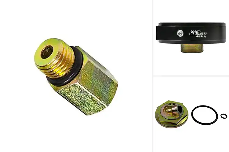 Detailed view of Best 7.3L Power Stroke Oil Adapters