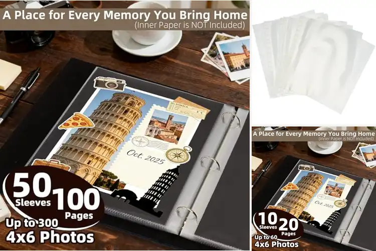 Detailed view of Best 8.5×11 Scrapbook Refills