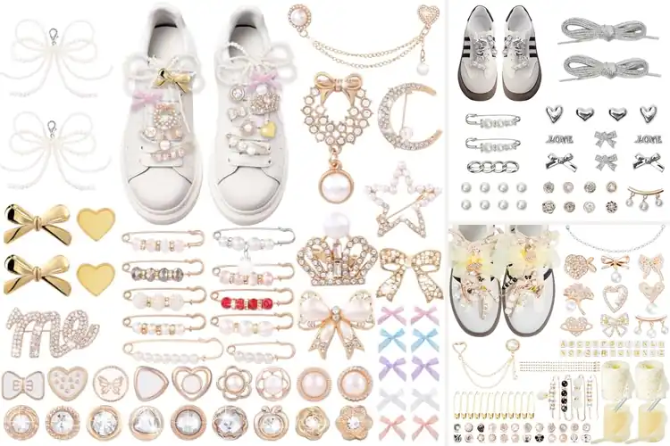Detailed view of Best Dazzling DIY Shoe Jewelry: Sparkle Up Your Style