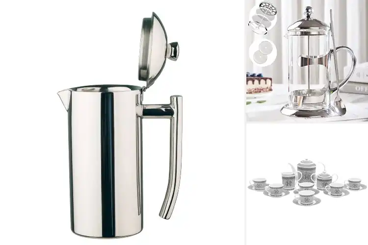 Detailed view of Best Elegant Silver Coffee Service Design
