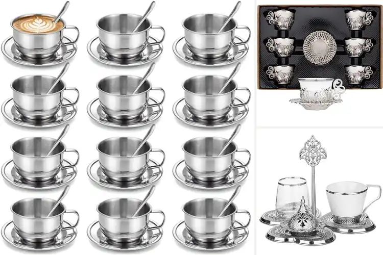Detailed view of Best Elegant Silver Coffee Sets