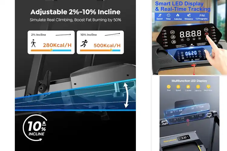 Detailed view of Best Folding Treadmills