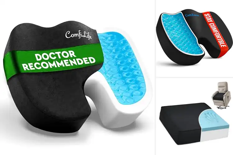 Detailed view of Best Gel Memory Foam Restful Cushions