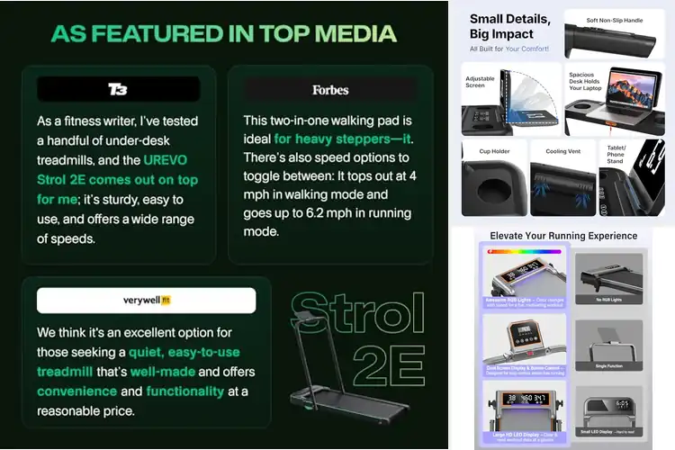 Detailed view of Best LED Display Treadmills