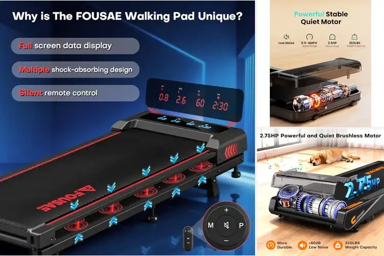 Detailed view of Best LED Display Walking Pads