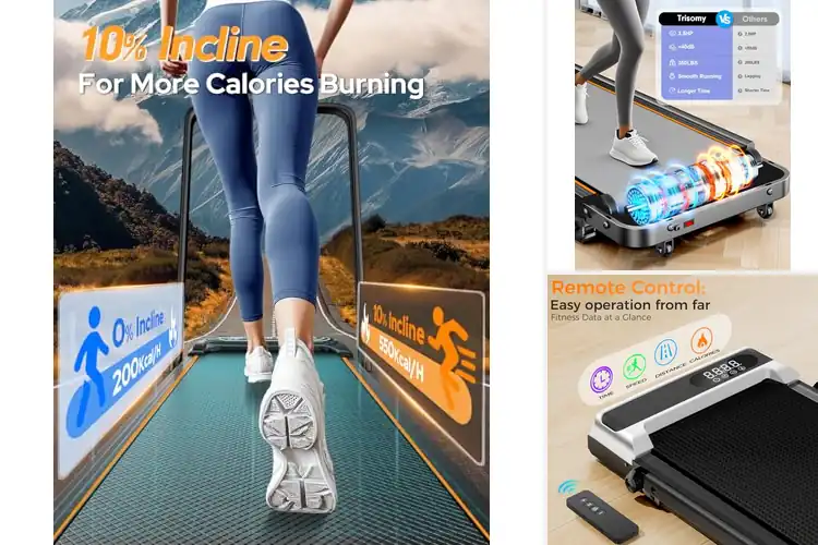 Detailed view of Best Low Profile Treadmills