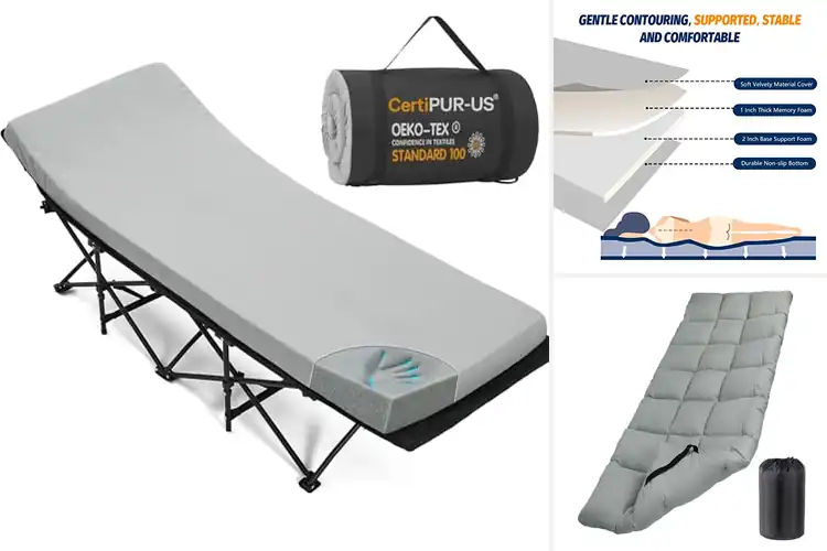 Detailed view of Best Mattresses for Camping Cots: Sleep Comfortably Outdoors
