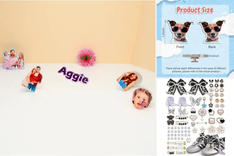 Detailed view of Best Personalized Shoe Decorations
