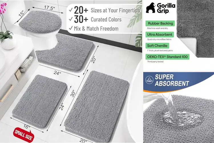 Detailed view of Best Quick Dry Bath Mats