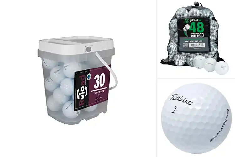 Detailed view of Best Recycled Pro V1 Golf Balls