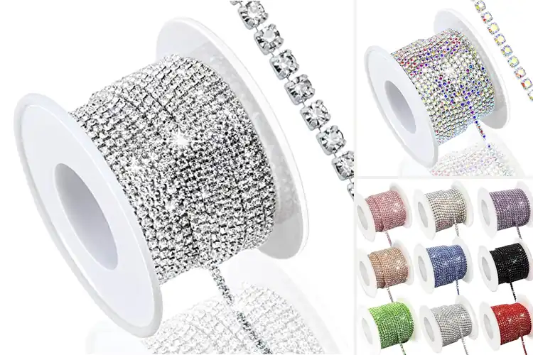 Detailed view of Best Rhinestone Chains to Elevate DIY Projects