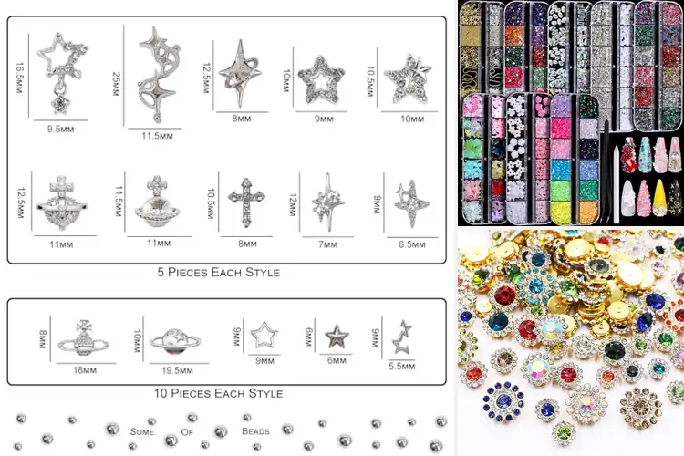 Detailed view of Best Rhinestone Charms: Sparkle Up Your Creative Projects