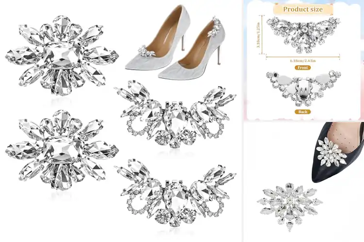Detailed view of Best Rhinestone Shoe Jewelry