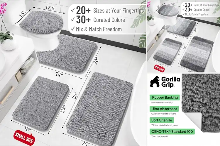 Detailed view of Best Soft Bath Mats