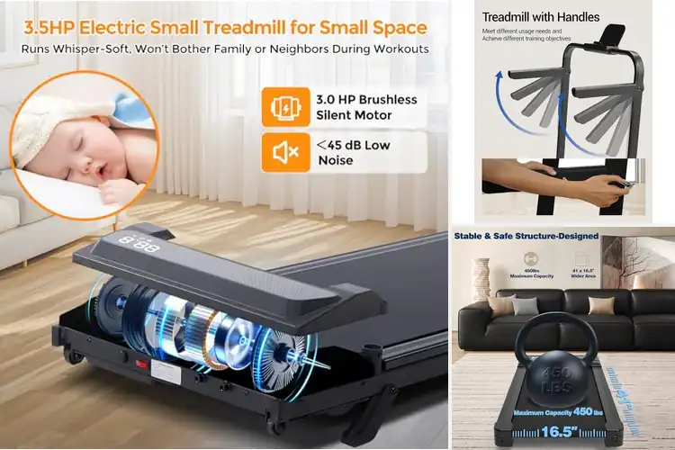 Detailed view of Best Space-Saving Treadmills : Compact & Quiet Workouts