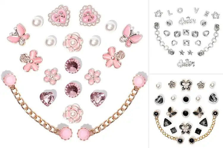 Detailed view of Best Sparkling Shoe Charms: 10 Dazzling Styles