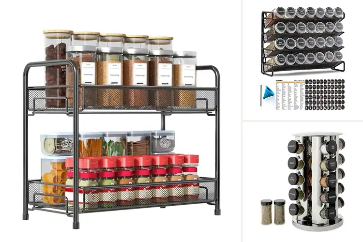 Detailed view of Best Spice Racks For Countertops