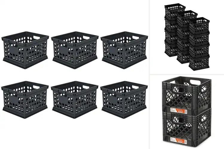 Detailed view of Best Stackable Crates