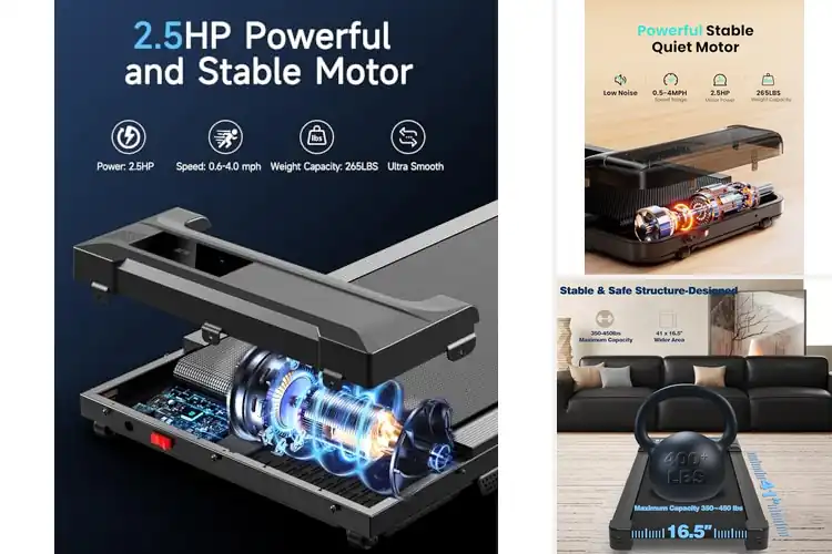 Detailed view of Best Under Desk Walking Pads