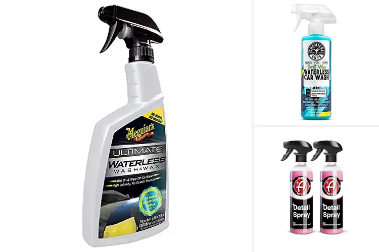 Detailed view of Best Waterless Detailer Sprays