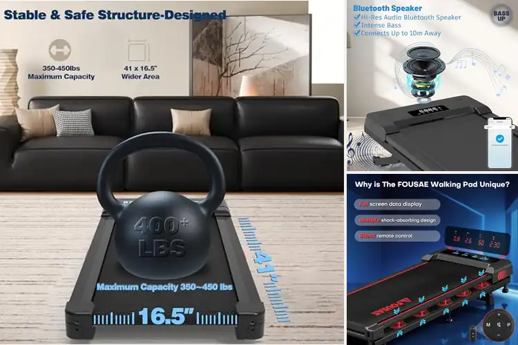 Detailed view of Best Weight Capacity Walking Pads