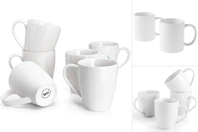 Detailed view of Best White Coffee Mugs